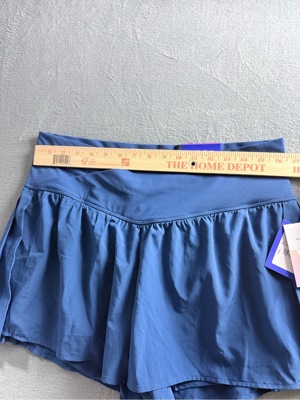 JoyLab - Blue High-Waist Pleated Skort Shorts - Picture 6 of 8
